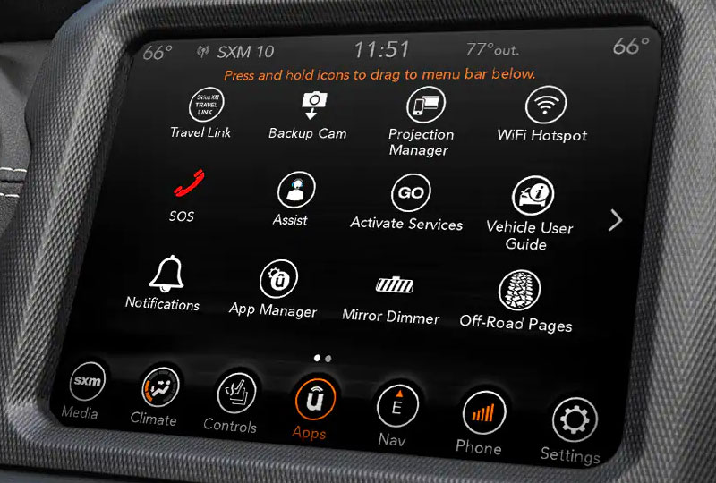 2022 Jeep Gladiator  technology