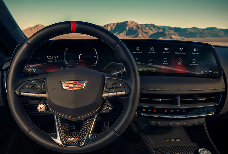 2025 Cadillac CT5-V-Series     PERFORMANCE STEERING WHEEL WITH V-MODE BUTTON