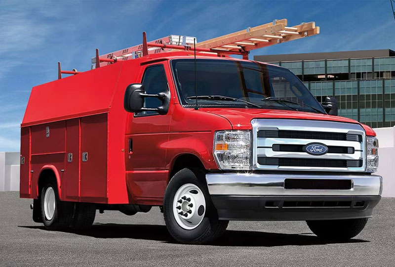 2026 Ford E-Series Cutaway Coming Soon - Even the Seat Belts Feel Fast