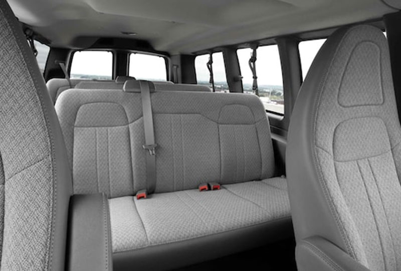 2022 GMC Savana-Passenger-Van interior