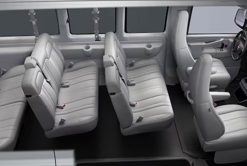 2024 GMC Savana Passenger Van Interior