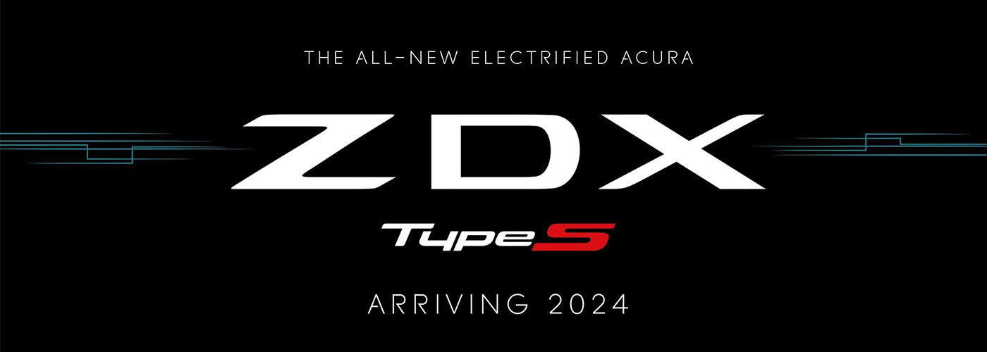 2024 Acura ZDX Type S coming soon header