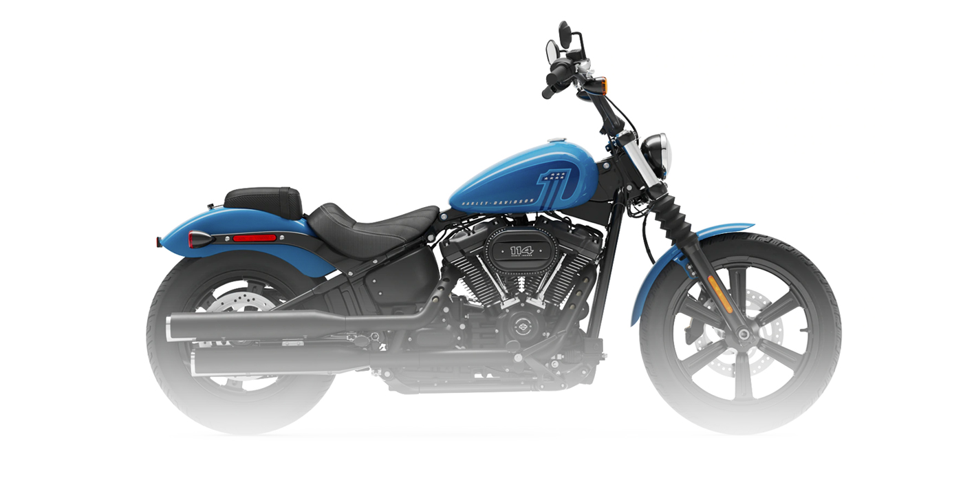 2022 Harley Davidson Street Bob Header