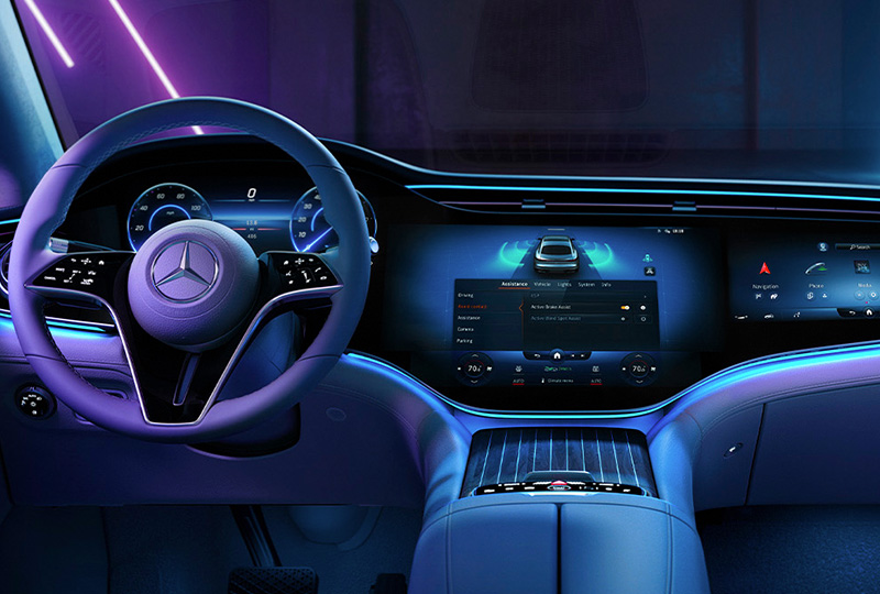 2022 Mercedes EQS 450+ Sedan design