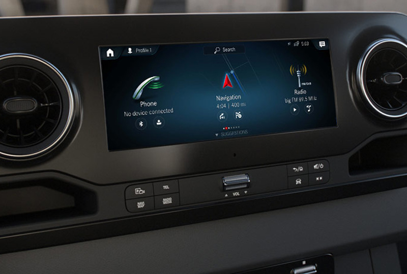 2025 Sprinter Crew Van connectivity