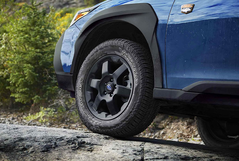 New Off-Road Wheels with All-Terrain Tires and Full-Size Spare