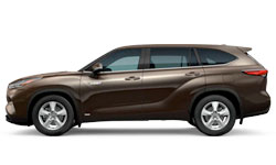2021 Toyota Highlander Hybrid trims