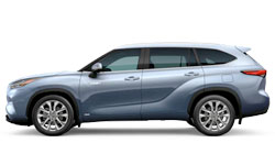 2021 Toyota Highlander Hybrid trims