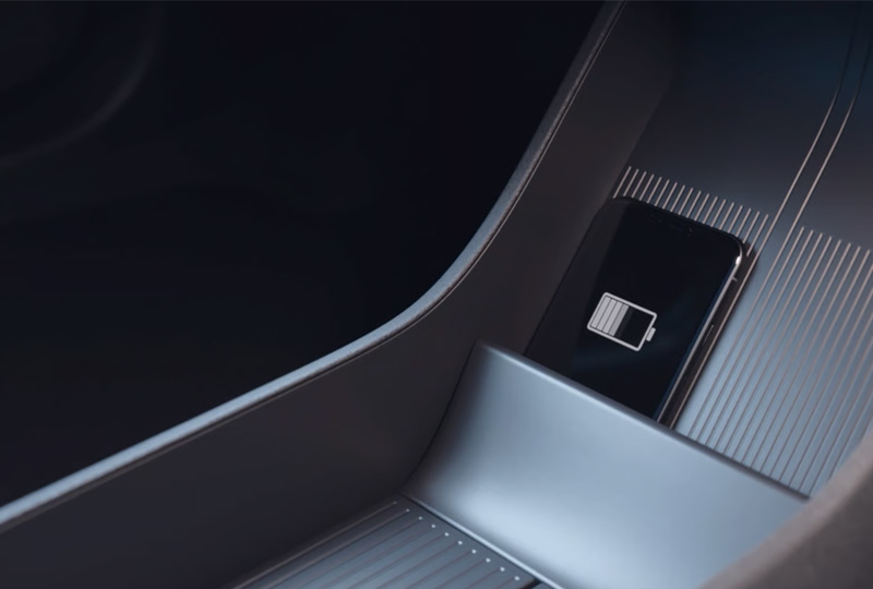 2026 Volvo EX30 Interior - Device storage