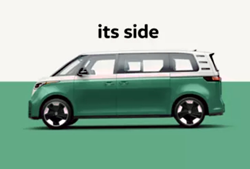 2024 VW ID Buzz Coming Soon - its side