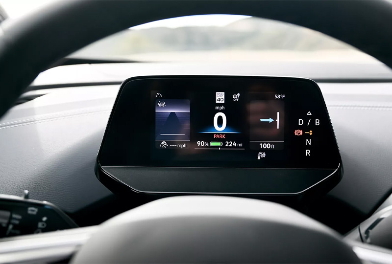 2026 Volkswagen ID.4 Technology ID.Cockpit digital instrument display
