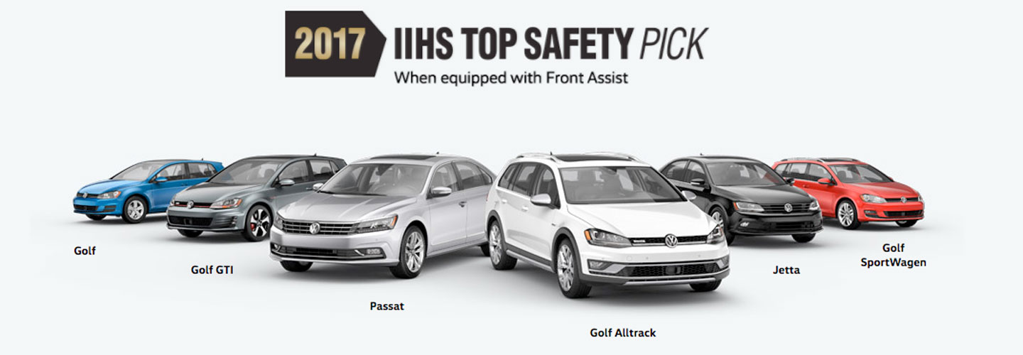 2017 Volkswagen models named IIHS Top Safety Picks