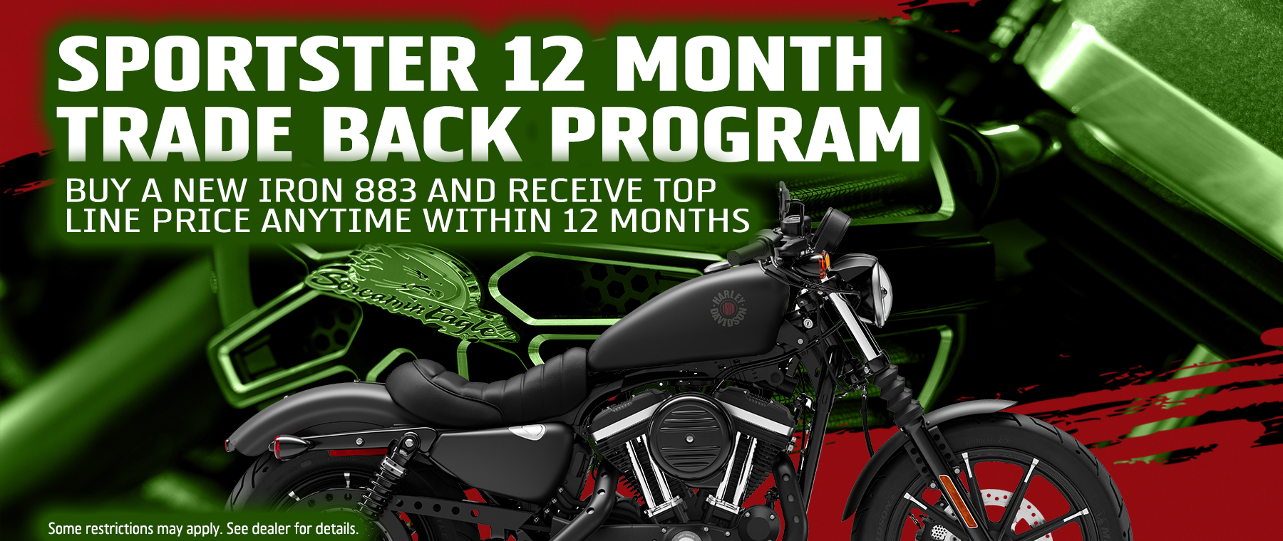 Sportster 12 month trade back program
